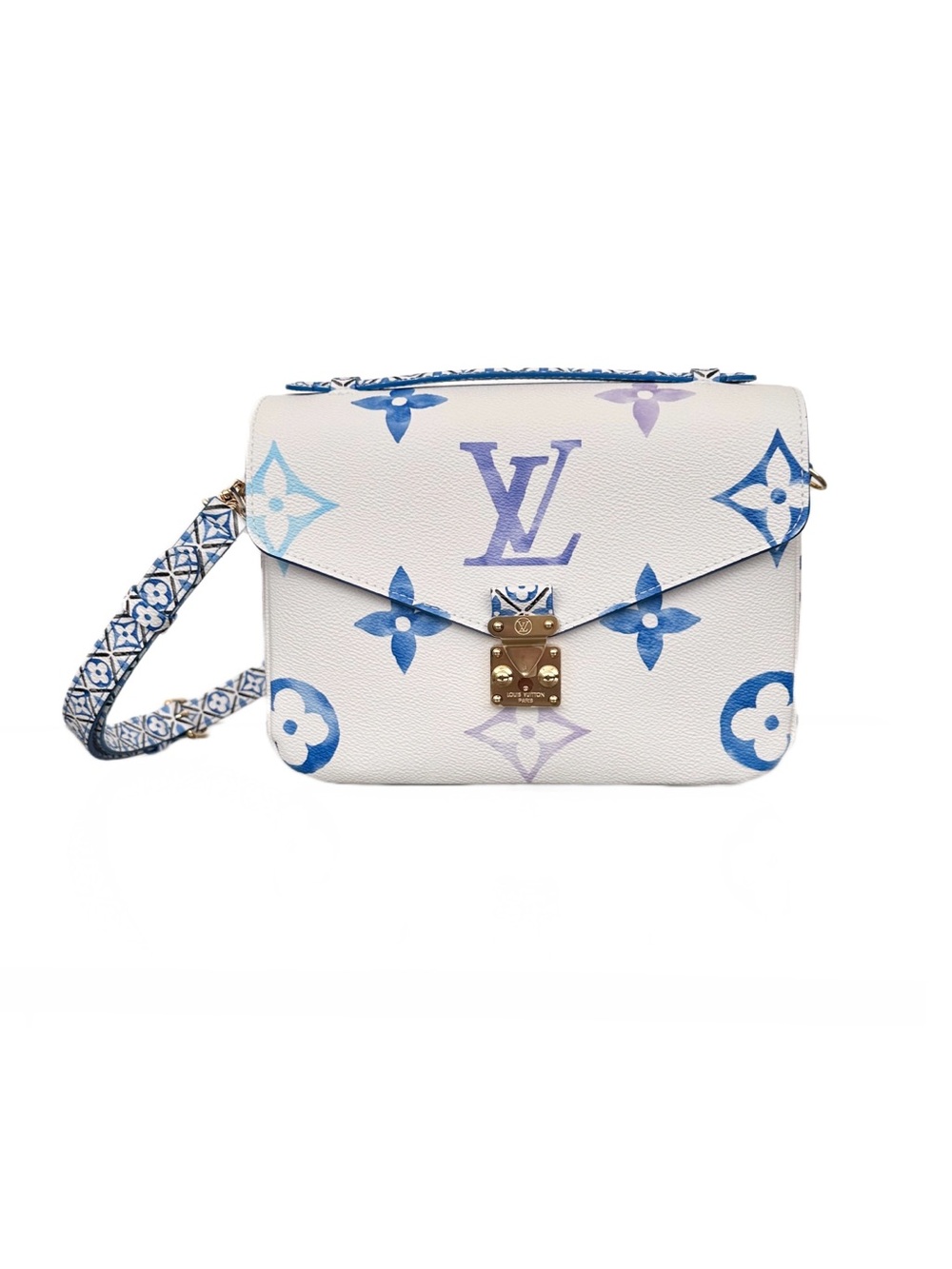 Louis Vuitton By The Pool Pochette Metis MM Watercolor Blue Limited Edition